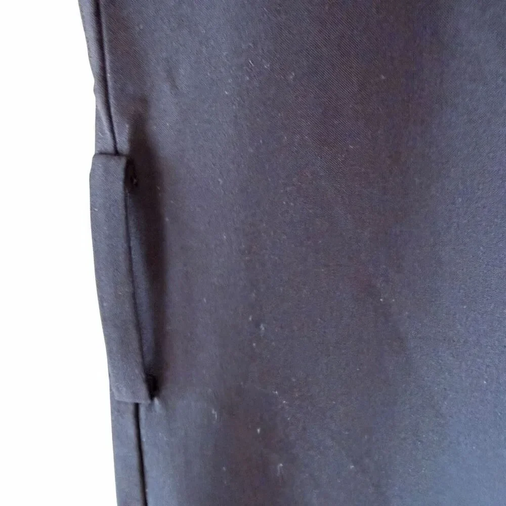 Athleta Jumpsuit Black Wide Leg Y2K  Pockets V Neck Belt Hooks SZ M #2567